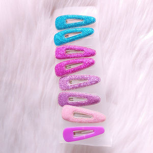 Glitter Hair Clip Barrettes Accessories Shiny Pins